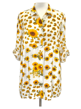 Erin Blair sunflower tunic shirt